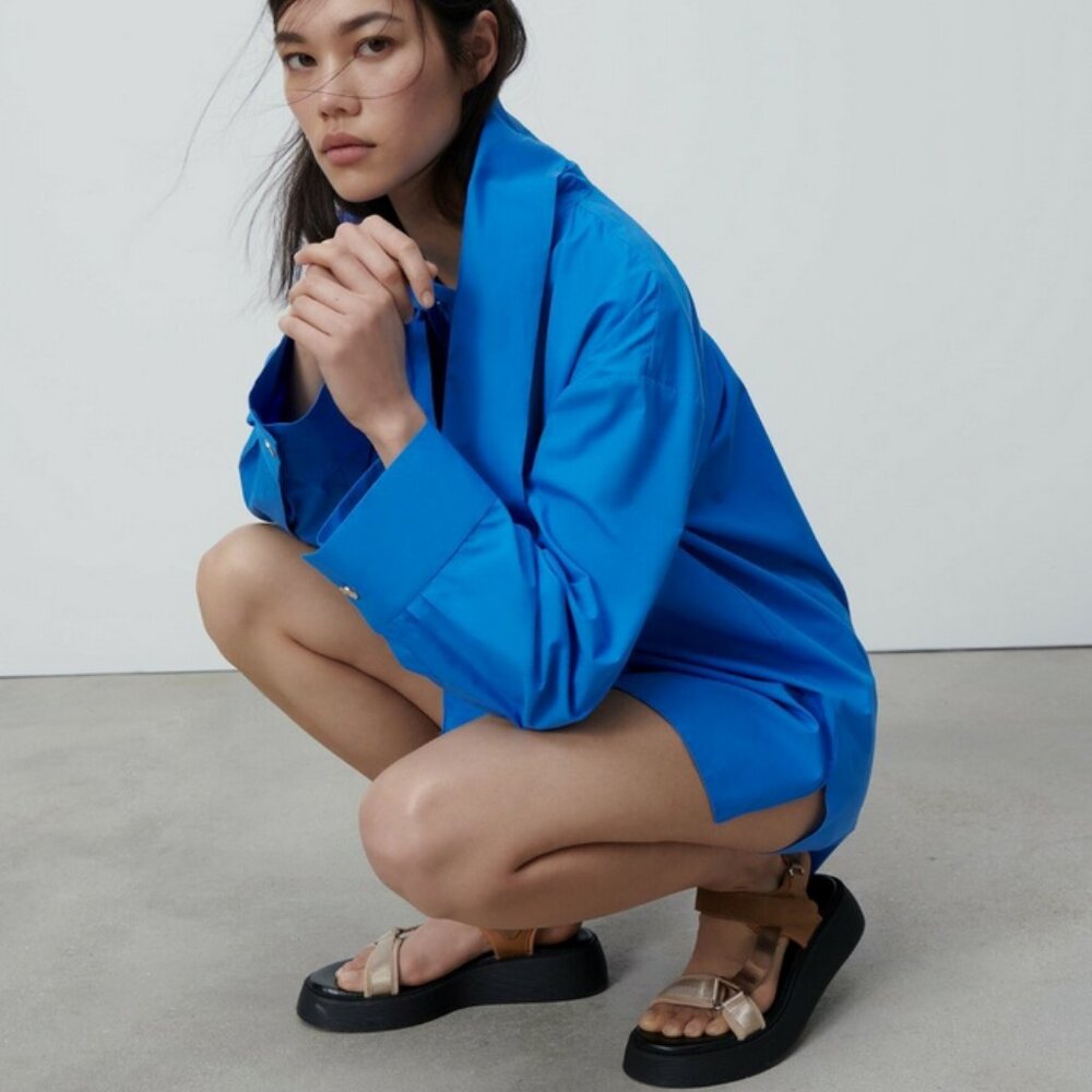 Zara Strappy Sandal - Picture 1 of 9
